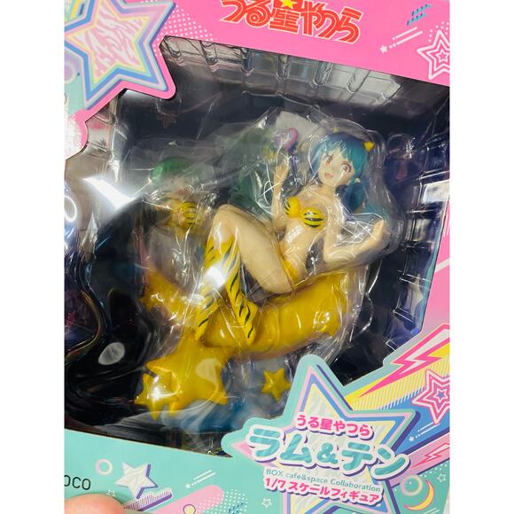 Urusei Yatsura Lum & Ten Box Cafe & Space Collab 1/7 Complete Figure - Picture 2 of 3